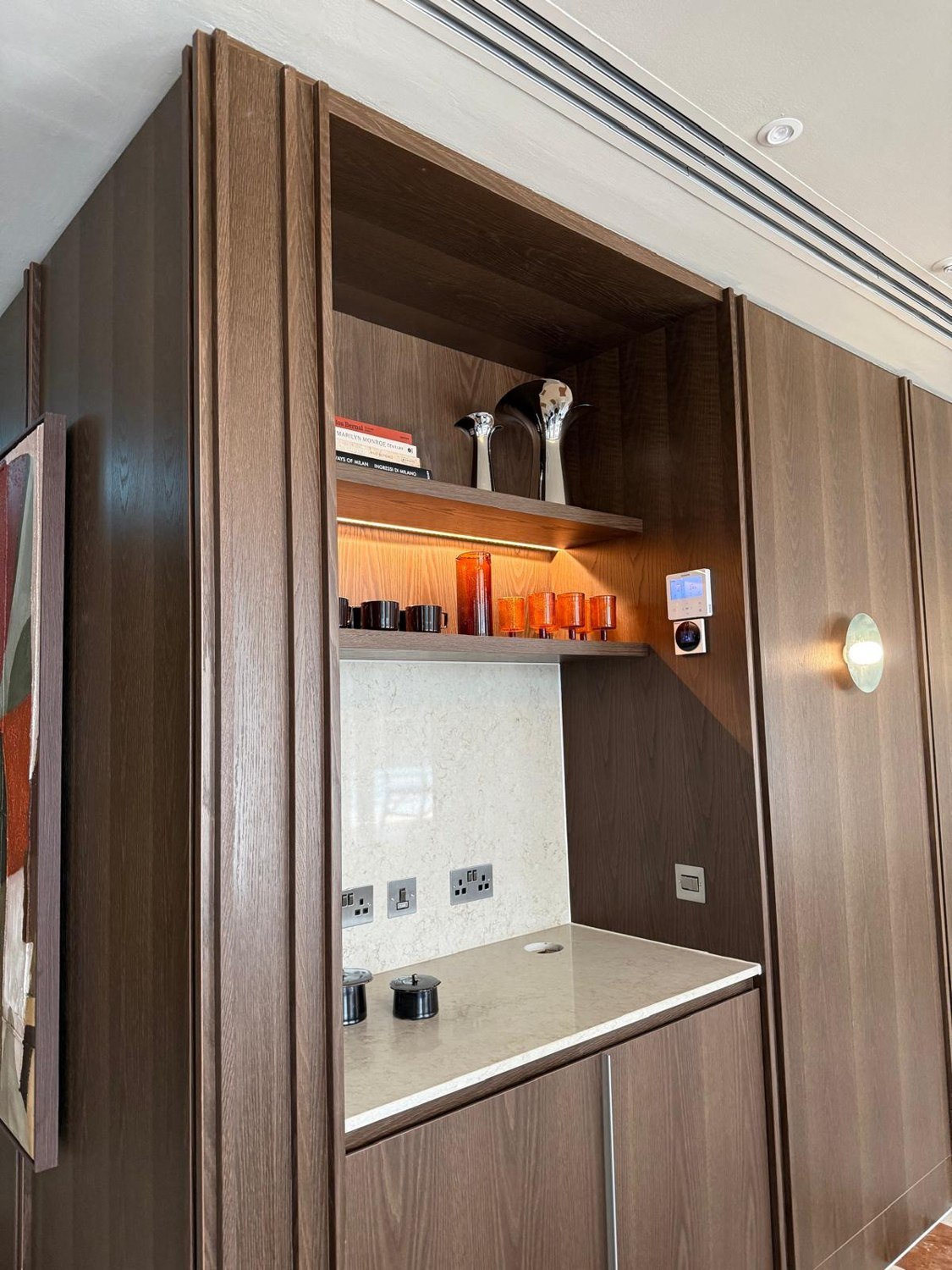 Integrated kitchen storage — supplied interior photograph