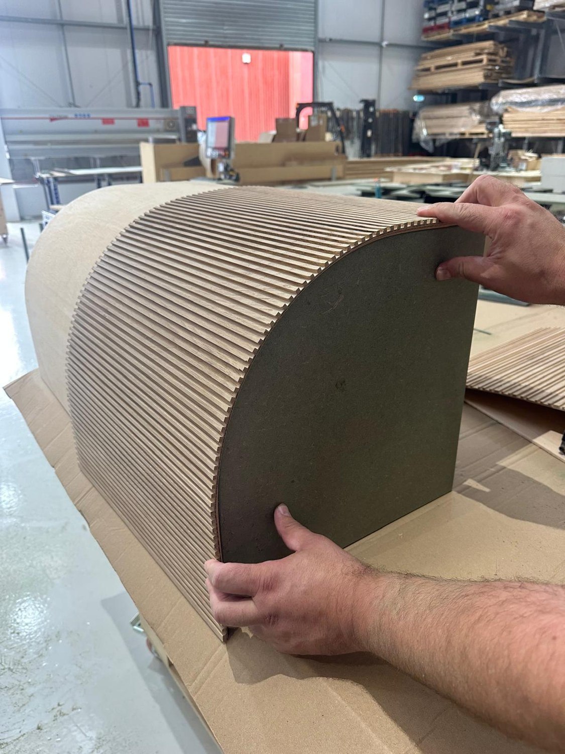 Milled panel P-028