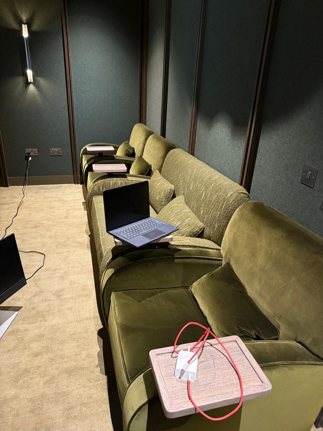 Upholstered seating — supplied interior photograph