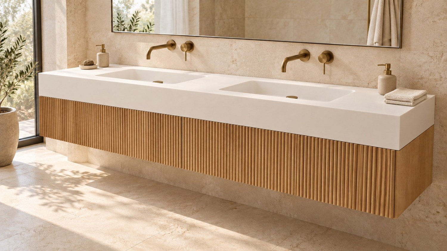 Bathroom cabinetry — supplied interior photograph