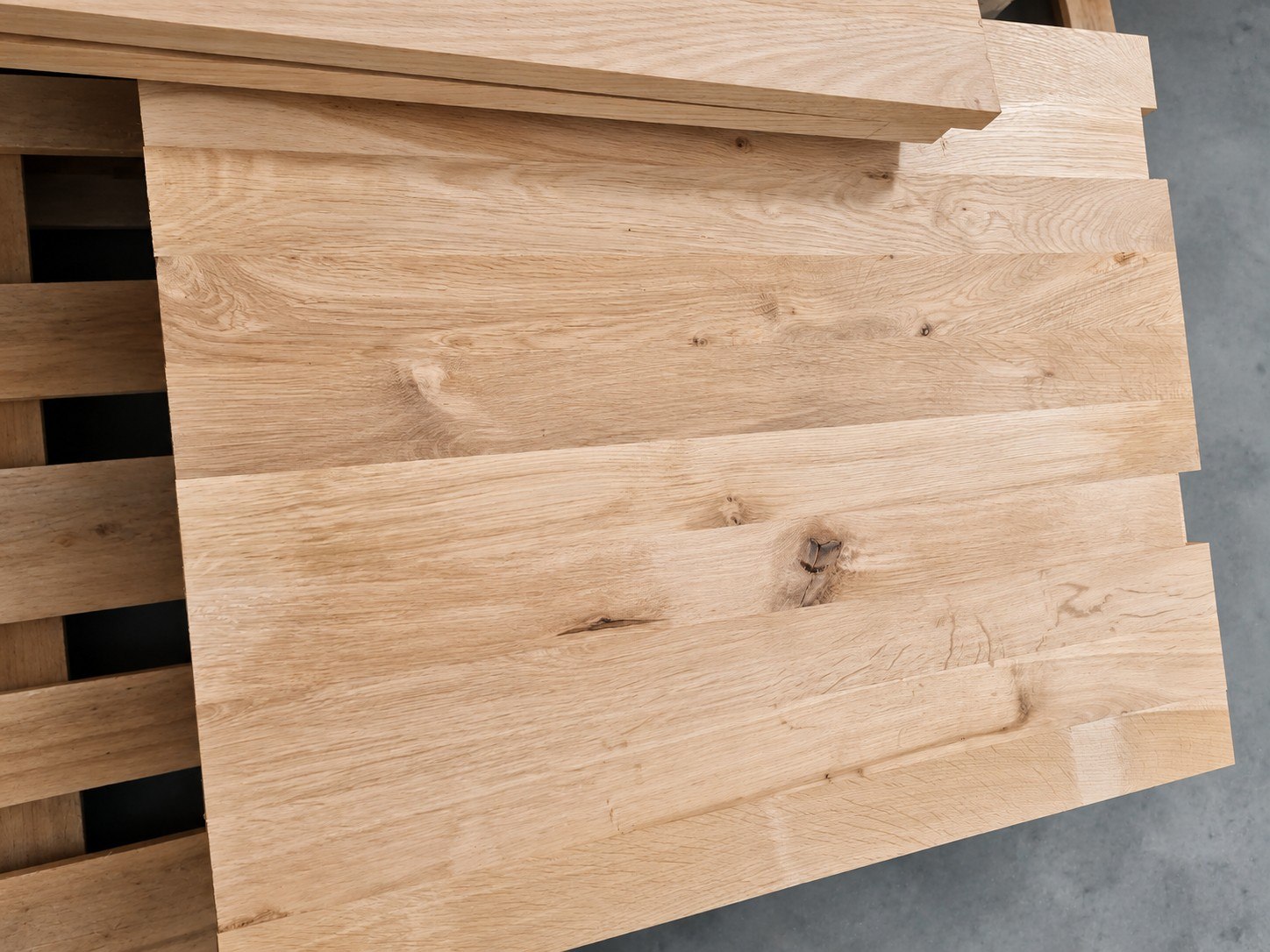 Oak grain & character — edited product photograph