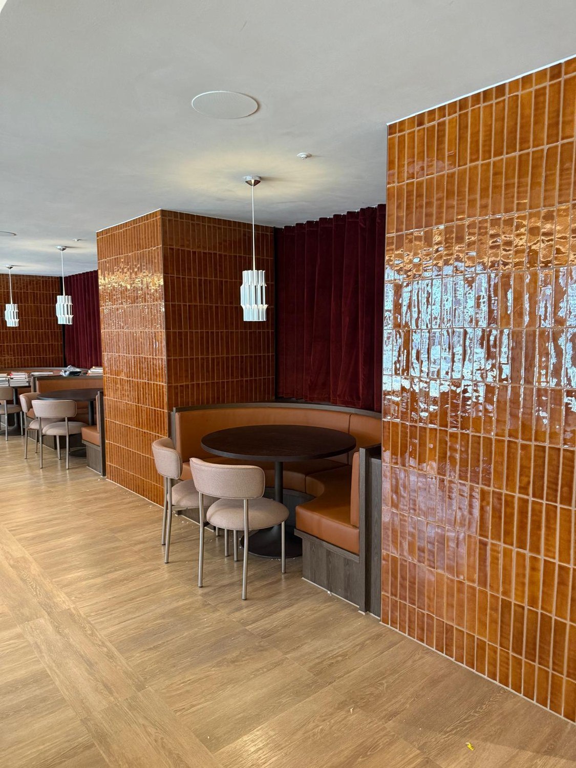 Restaurant seating & joinery — supplied interior photograph